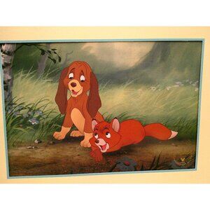 Disney The Fox And The Hound Exclusive Commemorative Lithograph 1994 X01 W